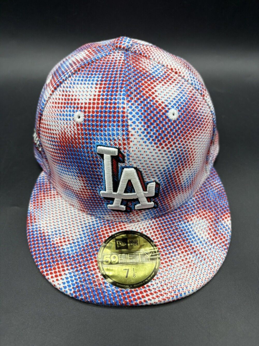 Los Angeles Dodgers 3D Comics New Era 59Fifty Fitted Multi-Color Cap Hat 7 1/8